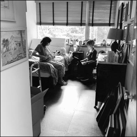 Home health nurse visit